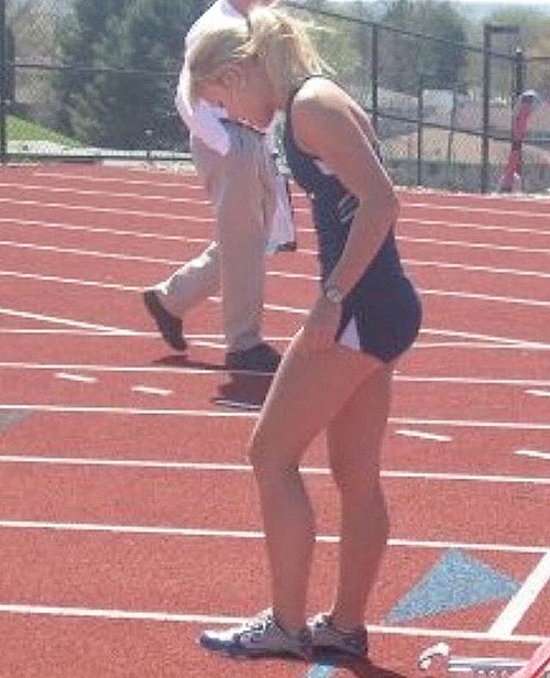 Bonnie Schroeder before starting her fitness journey from running to weightlifting