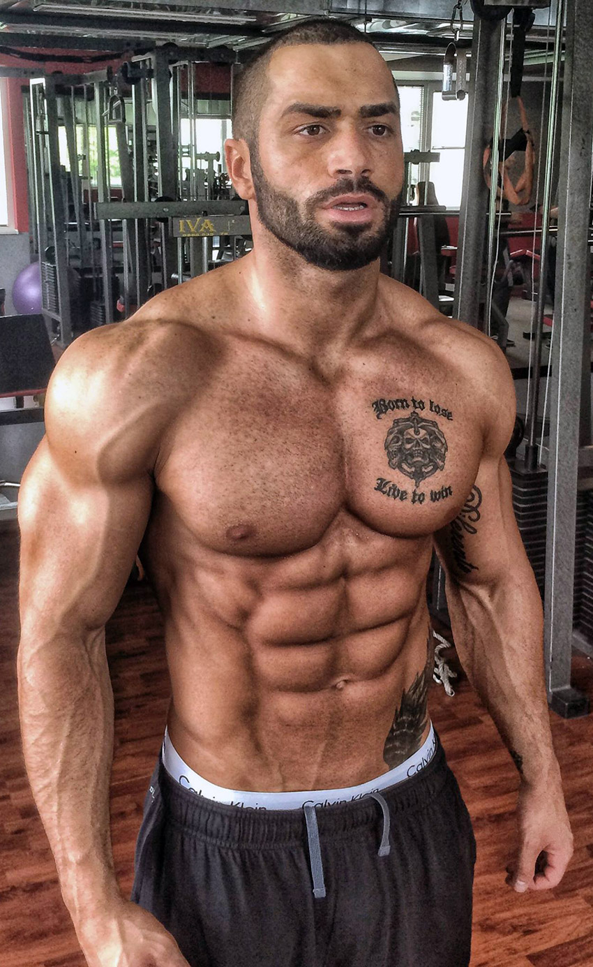 Lazar Angelov  ripped defined back bodybuilding inspiration  motivation