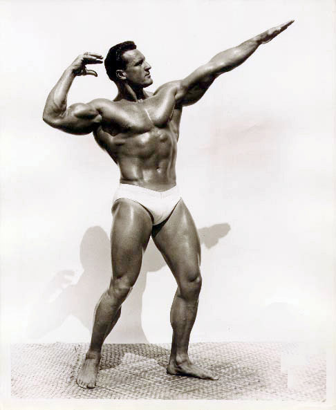 Clarence Ross posing in a classic style 