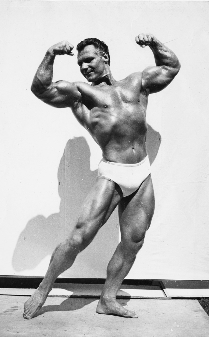 John Grimek bodybuilding posing