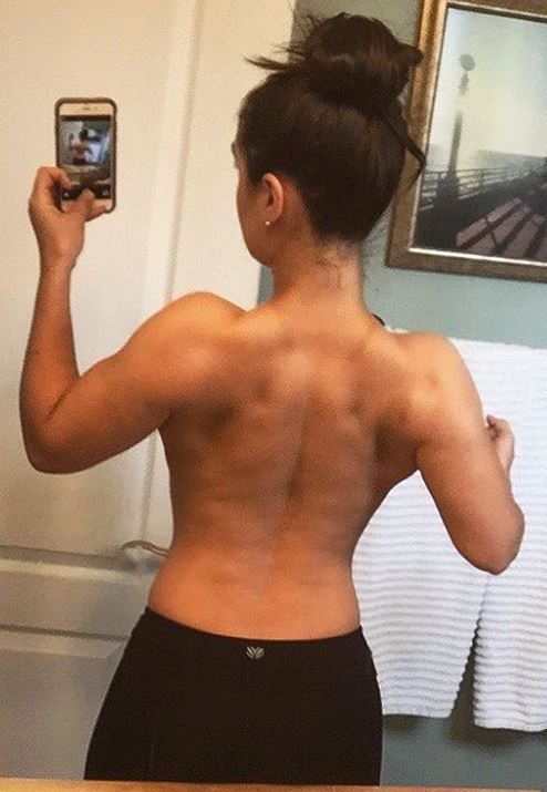 savannah rose neveux back muscles