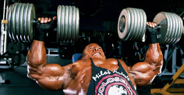 David Henry completing a dumbbell chest flye