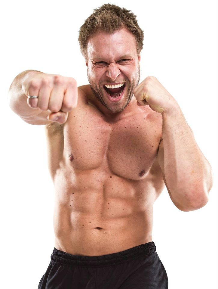 furious pete punching towards the camera