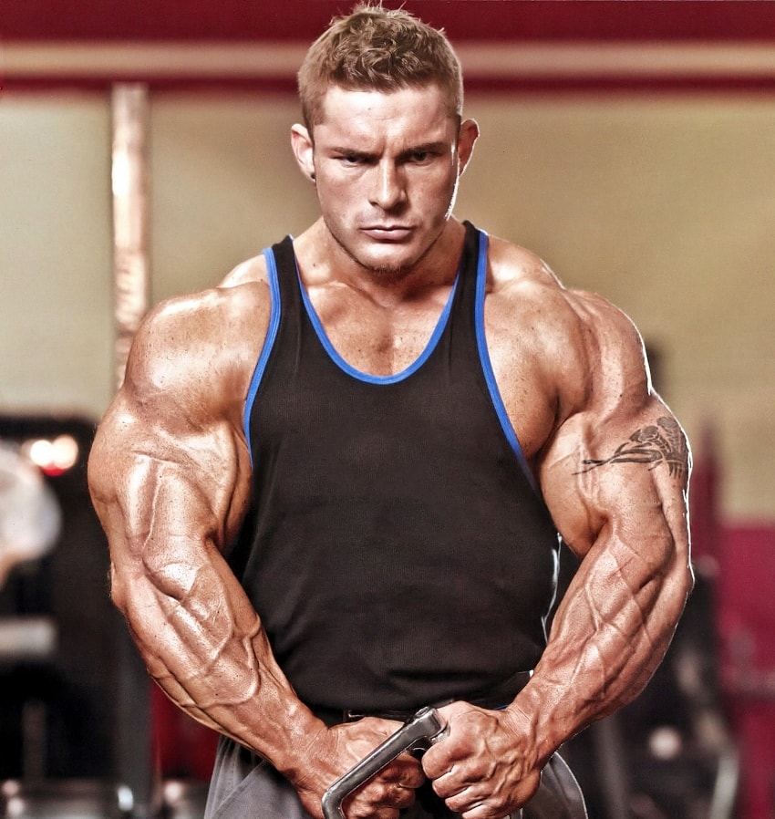 James Flex Lewis looking directly at the camera with an angry expression on his face