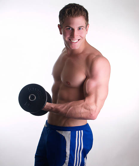 scott herman lifting a dumbbell