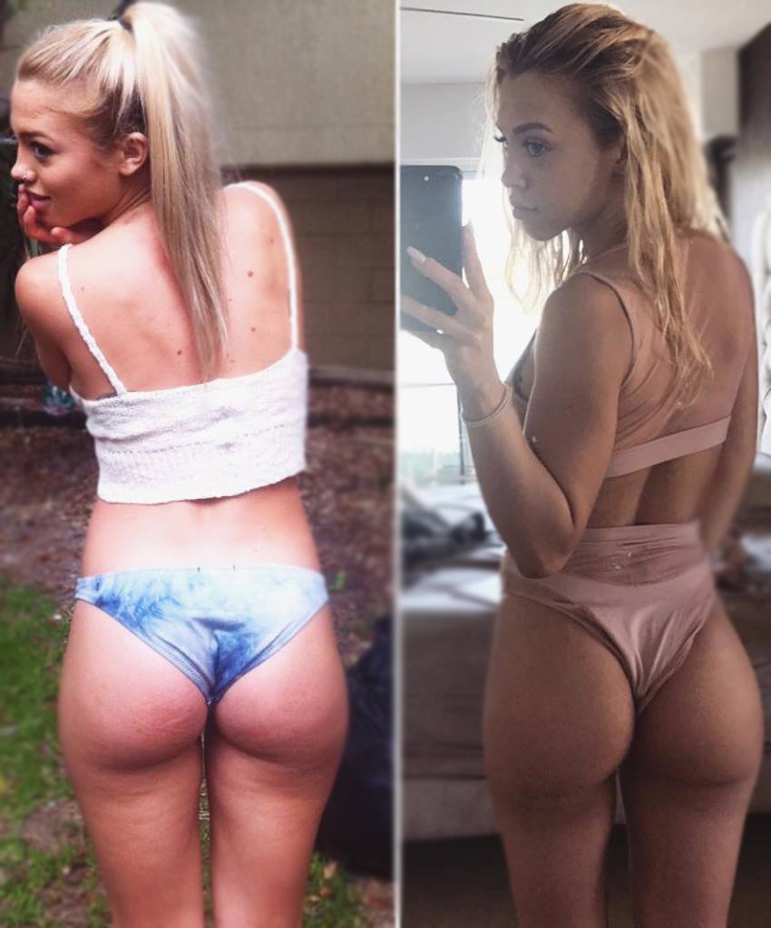 Tammy Hembrow glute and leg transformation