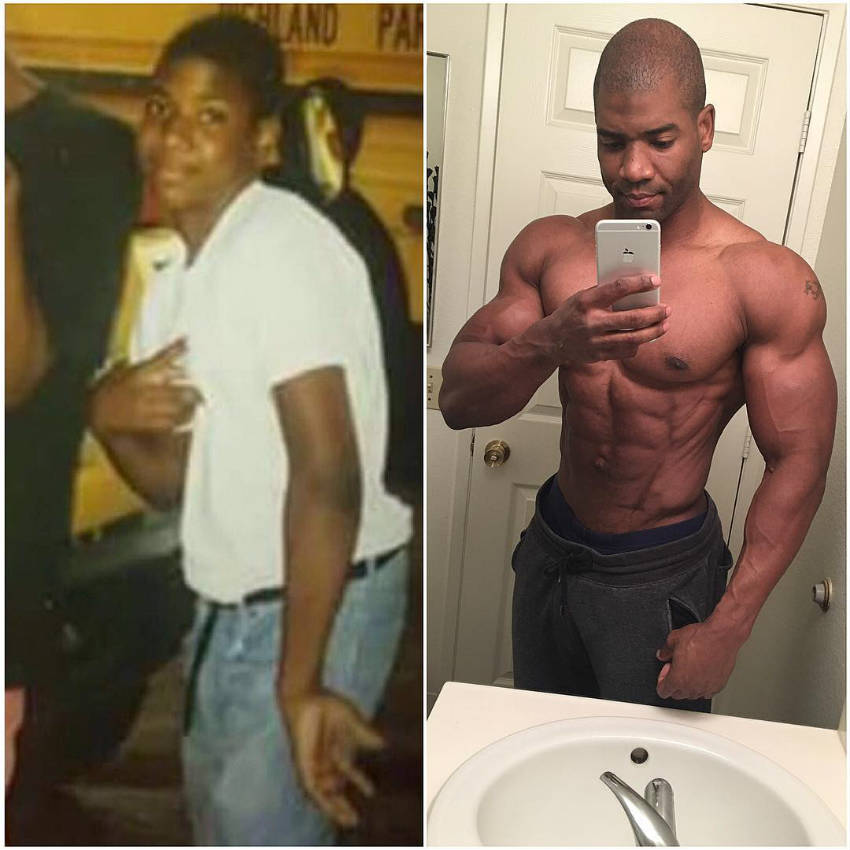 Xavisus Gayden's transformation picture