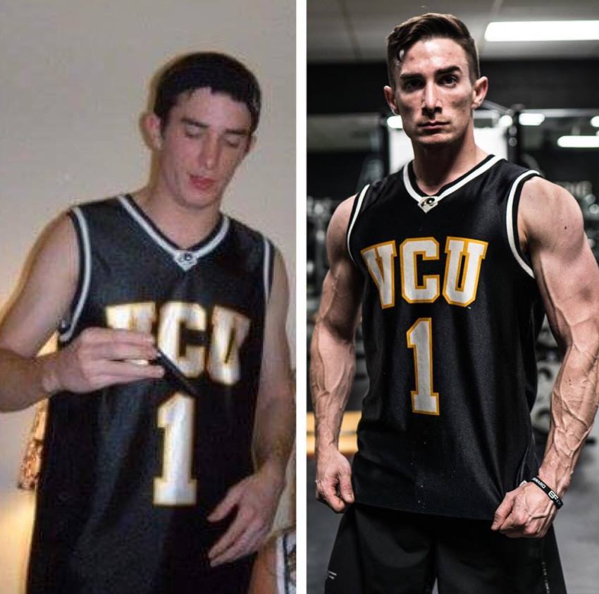 Maxx Chewning's transformation from skinny to muscular and fit