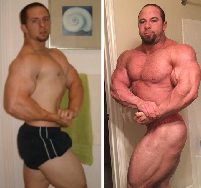 John Jewett's transformation from an already big and muscular individual, to a massive and lean bodybuilder