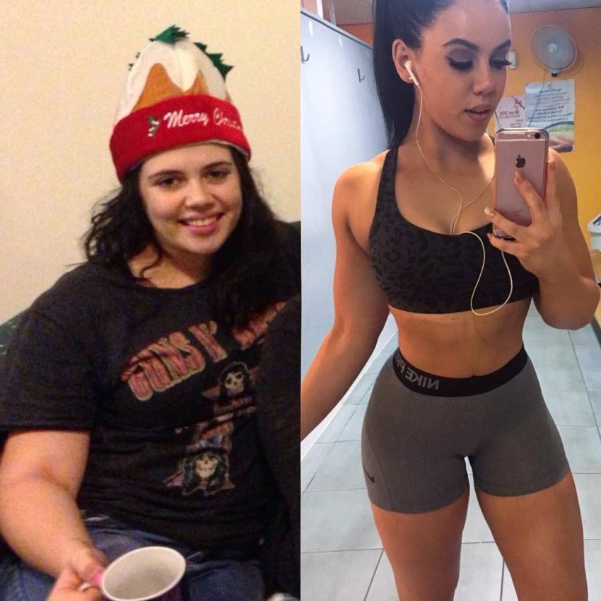 Lauryn Clare's incredible transformation from overweight to fit and healthy model