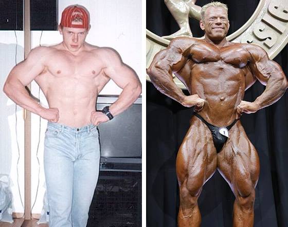 Dennis Wolf's transformation from teenager to professional bodybuilder