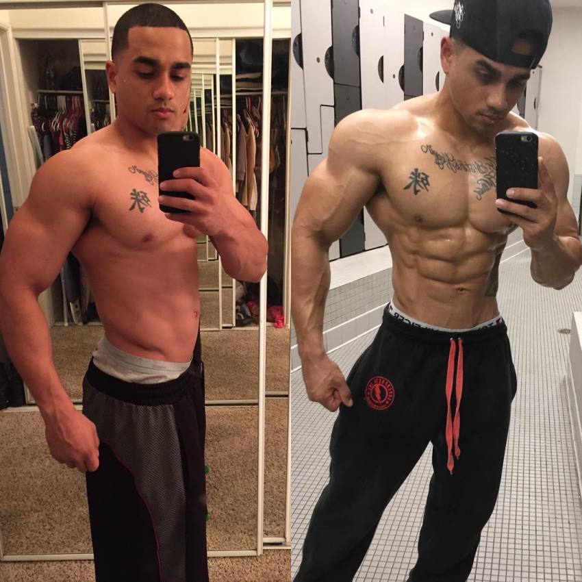 Marvin Moss III transformation from bulk to cut