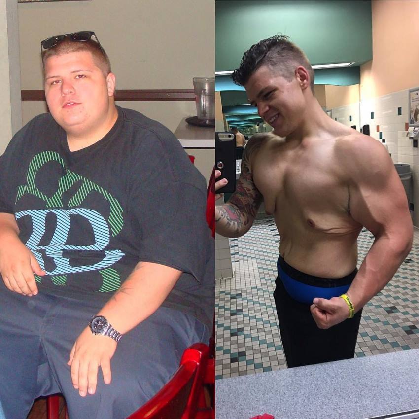 ObesetoBeast transformation from overweight to lean and fit