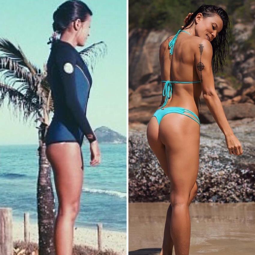 Tabata Chang's transformation from skinny to fit