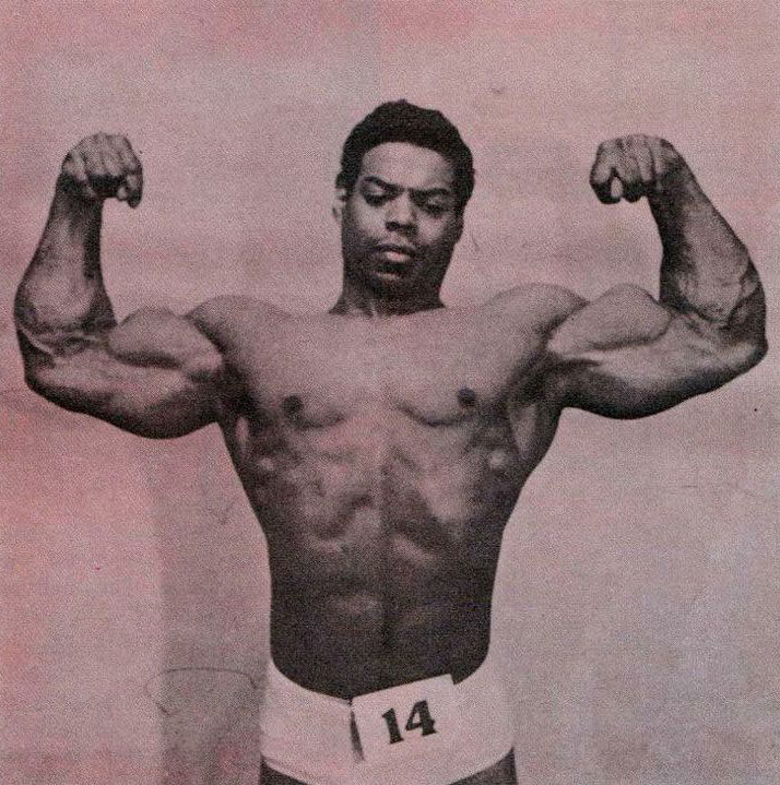 Bill Pettis flexing his muscles back in the day.