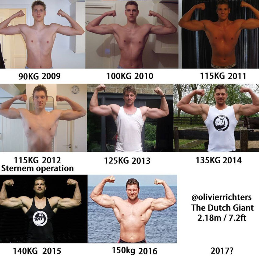 Olivier Richters and his journey from when he started in bodybuilding to now.