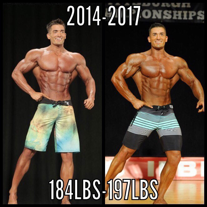 Chase Savoie's progression between 2014-2017.