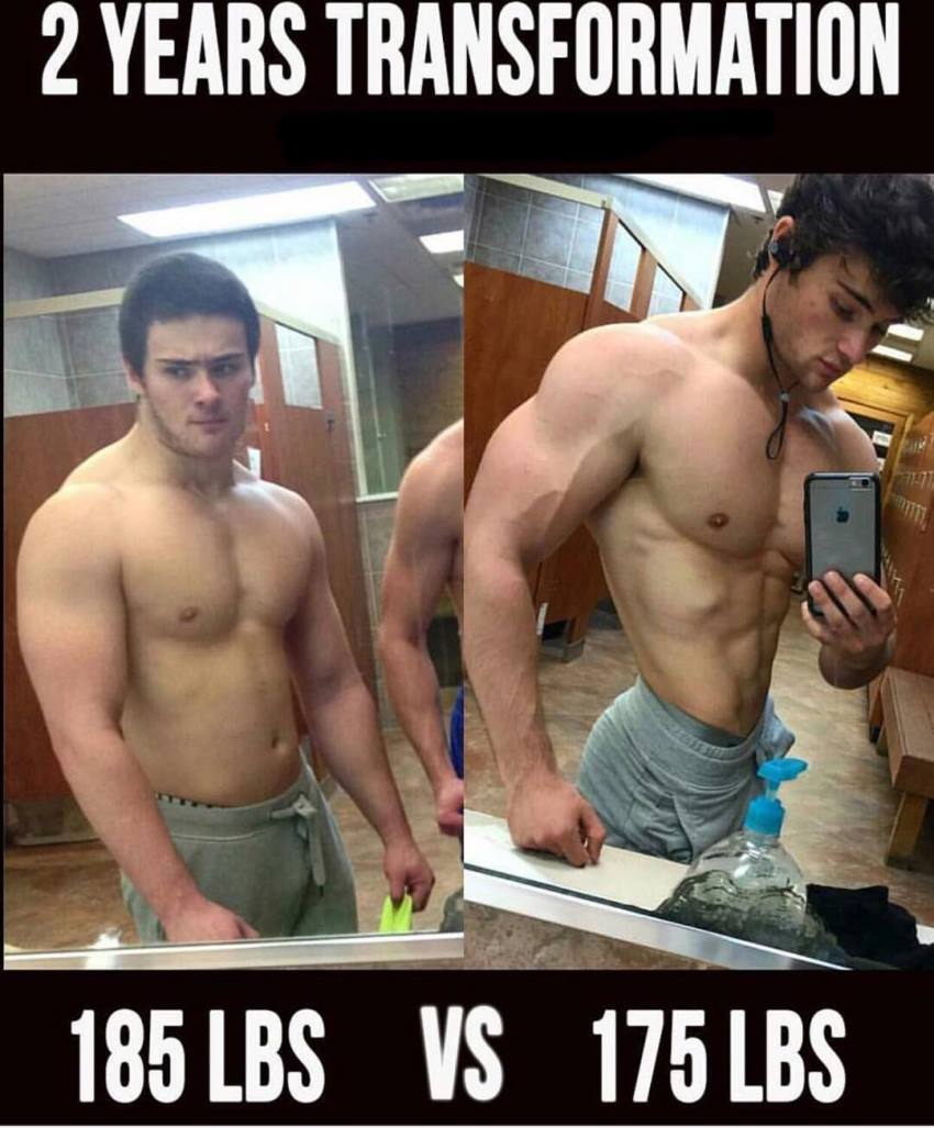 Dylan McKenna's transformation before-after