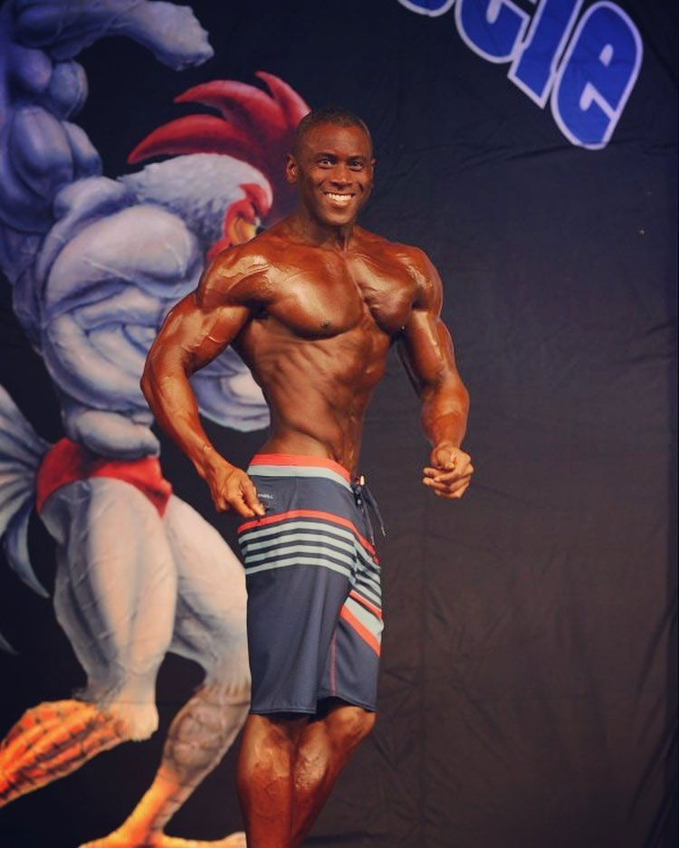 Michael Anderson posing on stage.