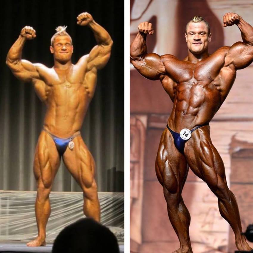 Nicolas Vullioud's transformation on the stage before-after