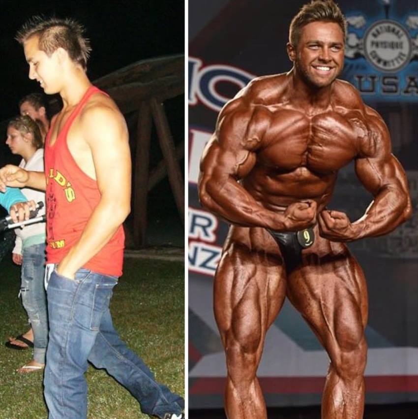 Regan Grimes transformation from when he was a teenager to now