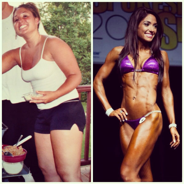 Karina Baymiller before compared to how she looks now.