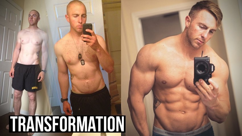 Nick Bare's transformation before-after