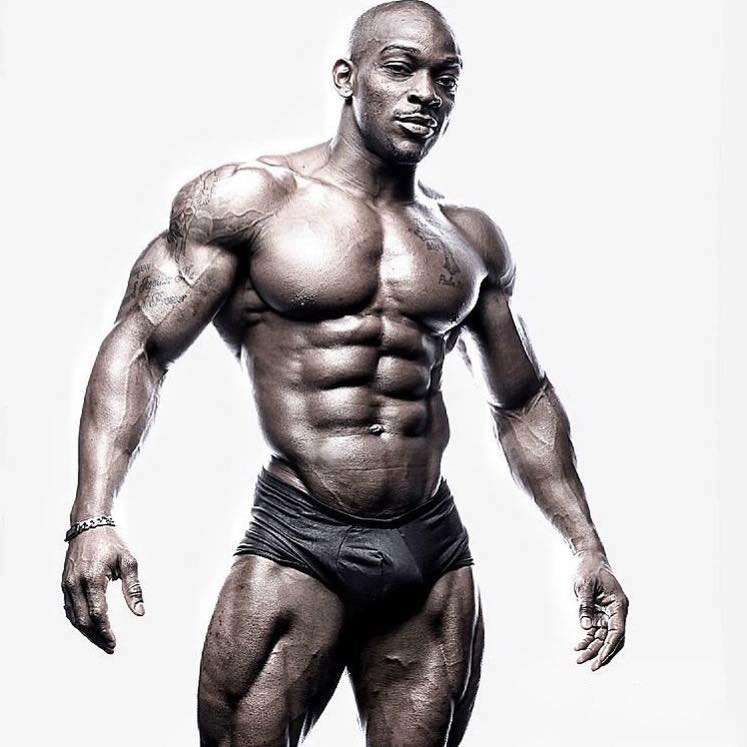 Tyrone Ogedegbe showing off his shredded physique.
