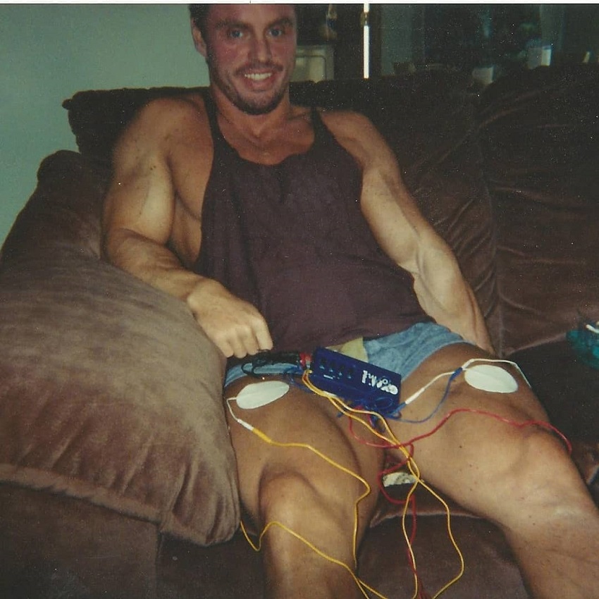 John Meadows during his time recovering from colon surgery