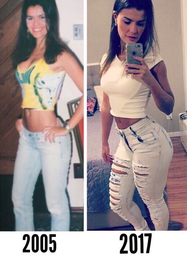 Liz Amorim Caria's transformation before-after