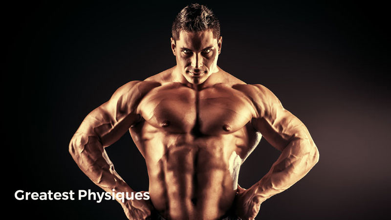 Huge bodybuilder, athlete, musculr, posing towards the camera on a black background