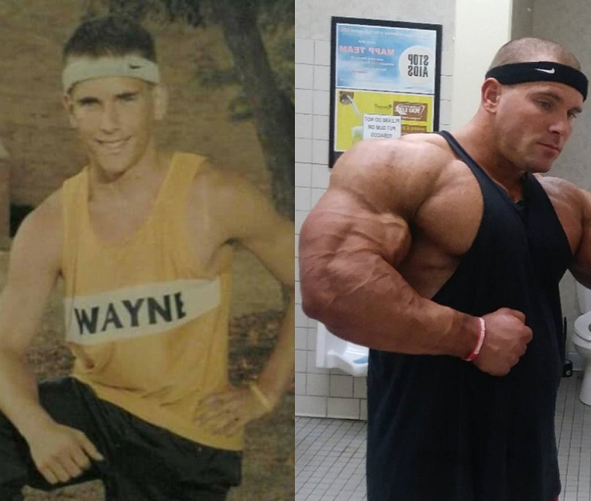 Jordan Janowitz's bodybuilding transformation before-after