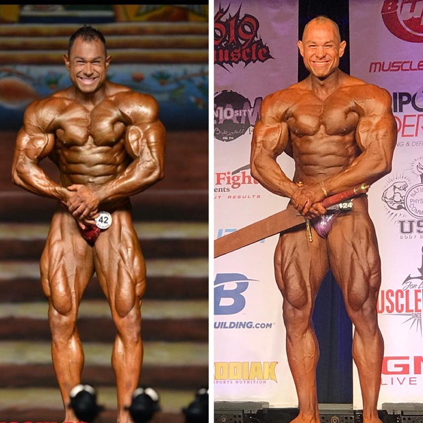 Matt Porter transformation on the bodybuilding stag before-after