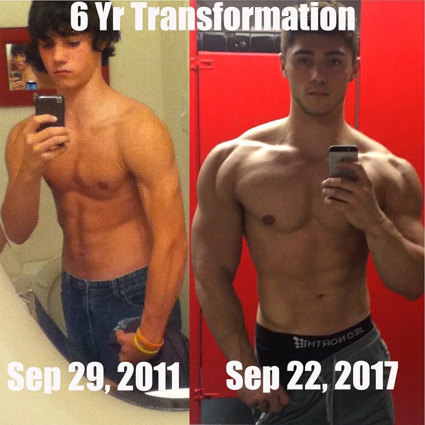 Qwin Vitale's fitness transformation before-after