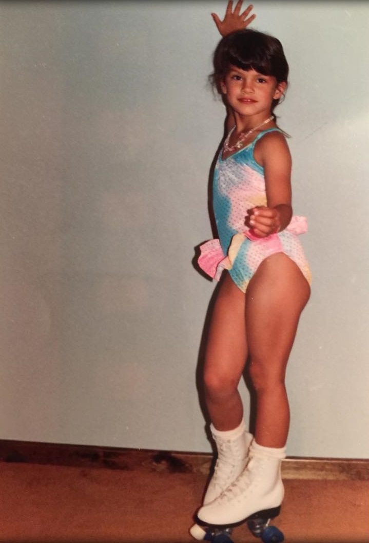 Gina Carano when she was a little child