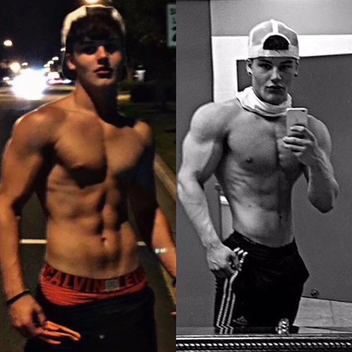 Justin Martilini transformation in fitness before-after