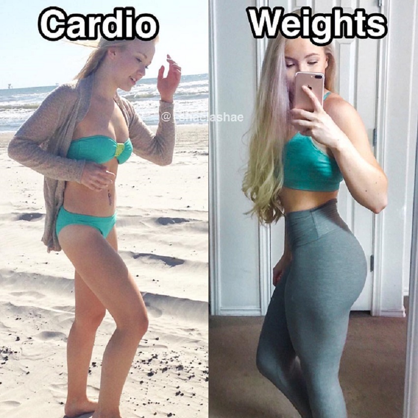 Shae LaShae's fitness transformation from cardio to weights