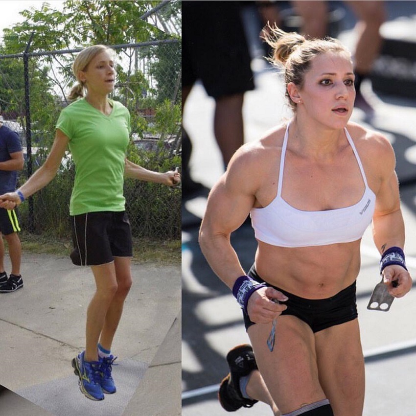 Alexis Johnson's incredible body transformation in CrossFit and fitness