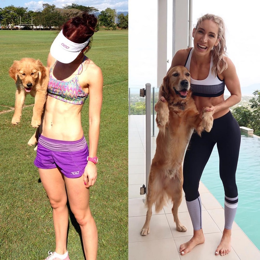 Cass Olholm's body transformation in fitness