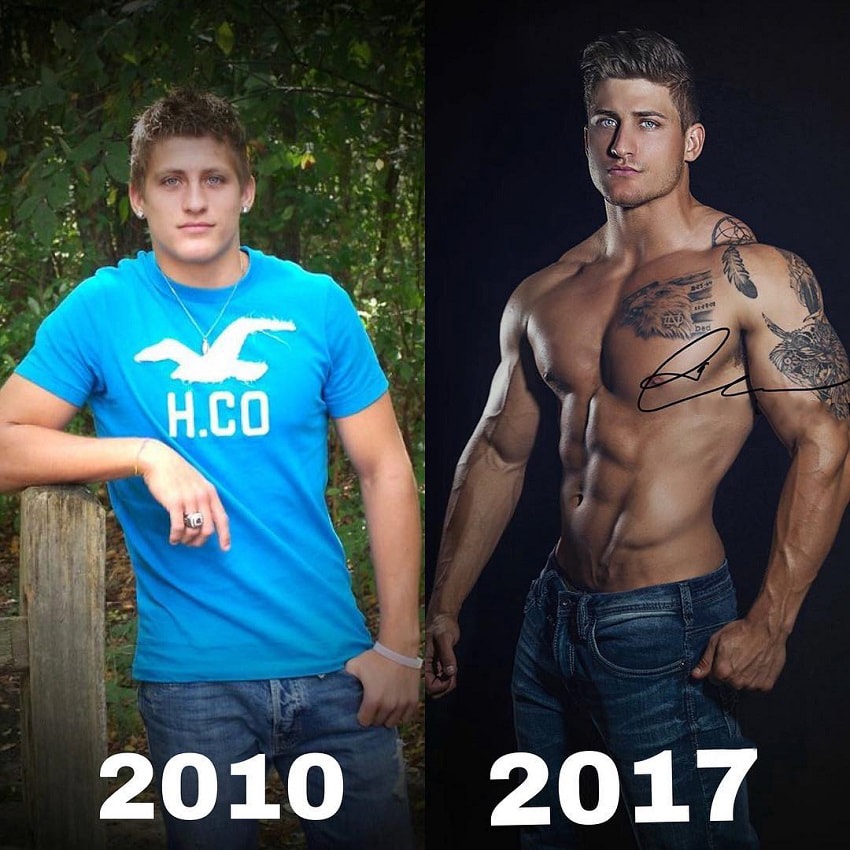 Quinn Biddle's fitness transformation