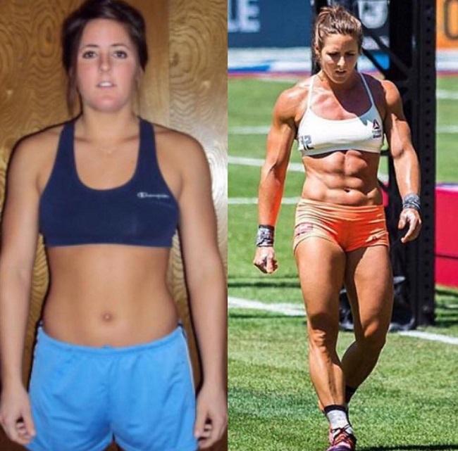 Stacie Tovar's transformation in CrossFit