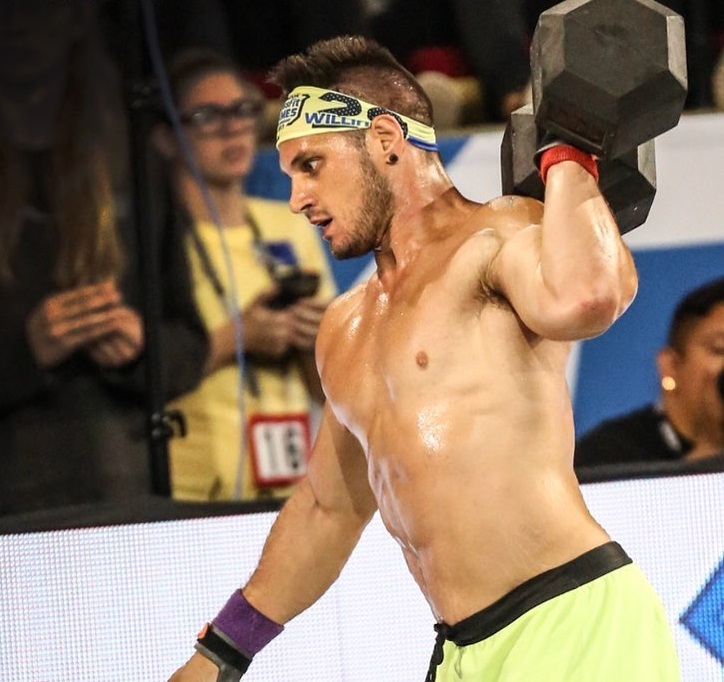 Travis Williams participating in a CrossFit contest