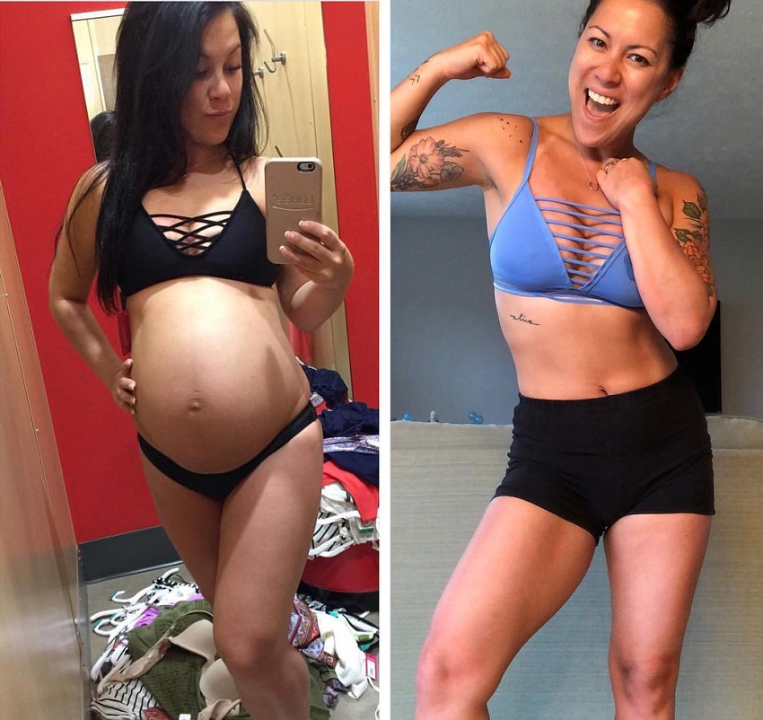 Anita Miron fitness transformation before-after