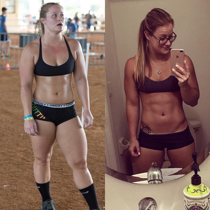 Dani Elle Speegle's transformation photo before-after