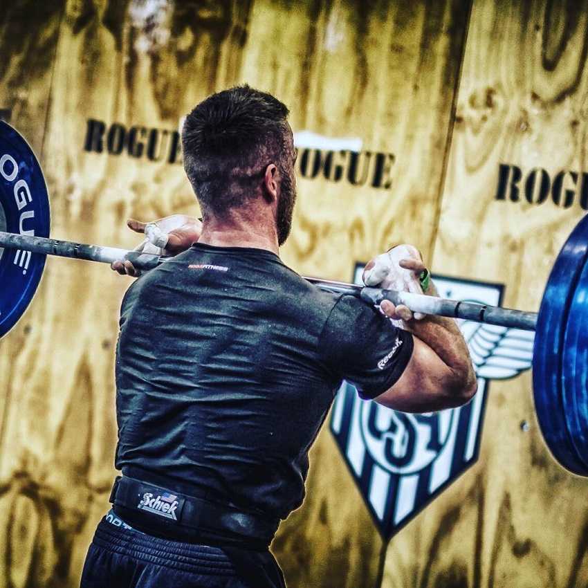 Mikko Salo training during a CrossFit event