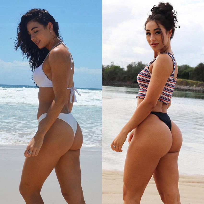 Danielle Robertson's two-year transformation in fitness