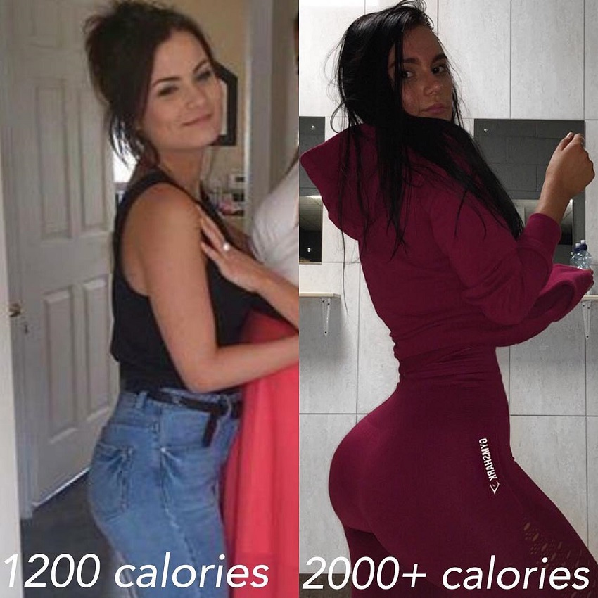 Wiktoria Ryczko's transformation in fitness, before and after