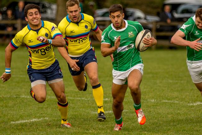 Dan Tai during a rugby match