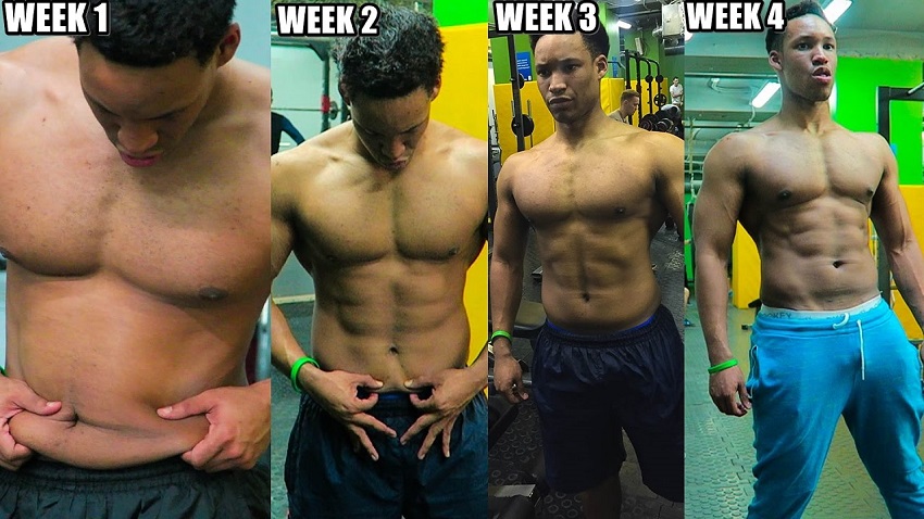 Mike Diamonds' 4-week body transformation