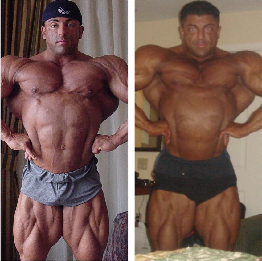 Shahriar Kamali's body transformation before and after